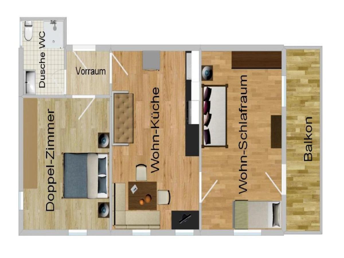 Apartment In Top Location In Fuegen With Balcony Bagian luar foto